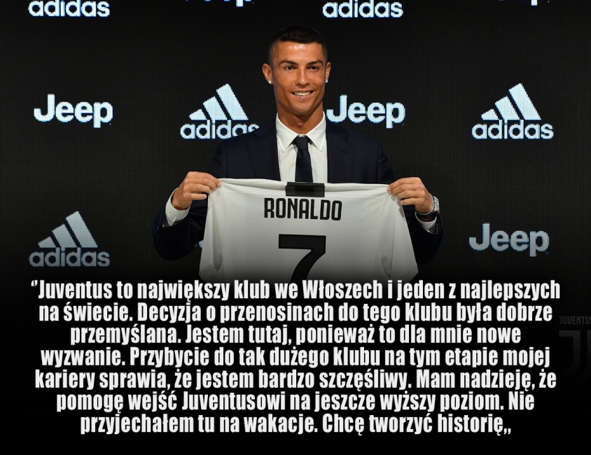 Ronaldo zdradza, dlaczego wybrał JUVENTUS